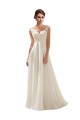 Outlet V-Neck Lace Wedding Dress On Chiffon UK