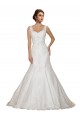Outlet Sweethart V-Neckline Lace Wedding Dress with Shoulder Straps UK