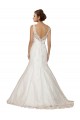 Outlet Sweethart V-Neckline Lace Wedding Dress with Shoulder Straps UK