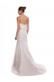 Outlet Strapless Mermaid Tulle Lace Beach Wedding Dress with Belt UK
