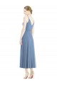 Outlet Short Tea Length Chiffon Bridesmaid Dress UK