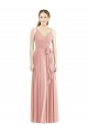 Outlet Romantic Full length Long Chiffon Bridesmaid Dress UK
