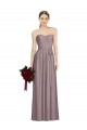 Outlet Sweetheart Neckline Long Full Length Chiffon Bridesmaid Dress UK