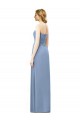 Outlet Strapless Long Chiffon Bridesmaid Dress with Sweetheart Neckline UK