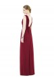 Outlet Low Square Back Sleeveless Shirred Skirt Bridesmaid Dress UK