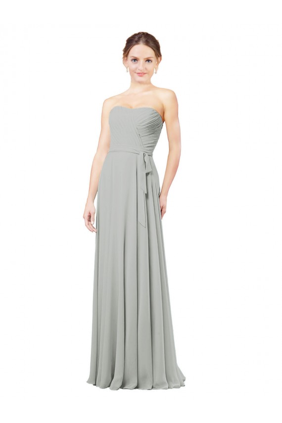 Outlet Delicately Draped Chiffon Bridesmaid Dress UK
