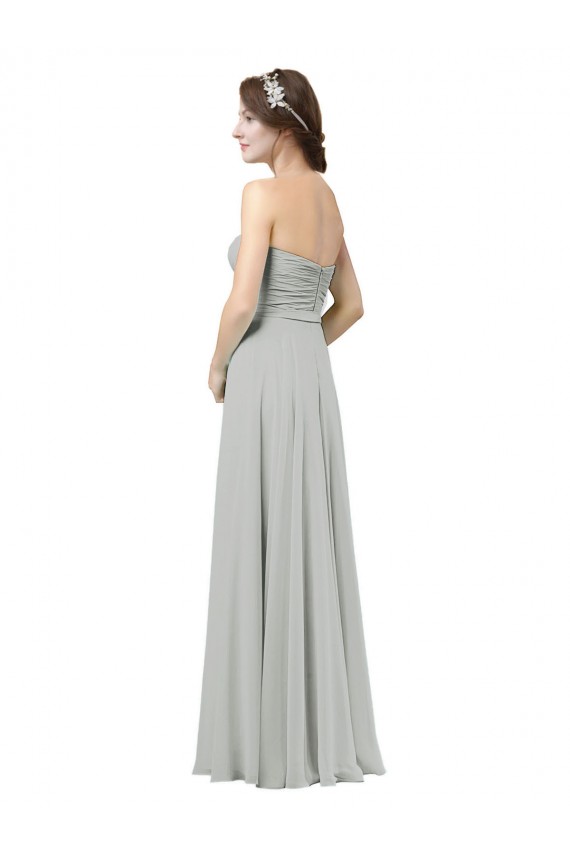 Outlet Delicately Draped Chiffon Bridesmaid Dress UK