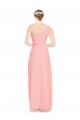 Outlet One Shoulder Sweetheart Neckline Long Chiffon Bridesmaid Dress UK