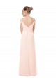 Outlet Chiffon Sweetheart Bridesmaid Dress with An Illusion Overlay UK