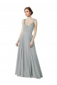 Outlet Figure Flattering Chiffon Bridesmaid Dress with Beaded Detail UK