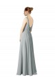 Outlet Figure Flattering Chiffon Bridesmaid Dress with Beaded Detail UK