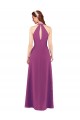Outlet Sassy Chiffon Bridesmaid Dress with Halter Neckline UK