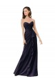 Outlet Strapless Chiffon Bridesmaids Dress with Sweetheart Neckline UK