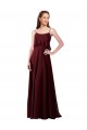 Outlet Chiffon Bridesmaids Dress with Spaghetti Straps UK