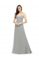 Outlet Chiffon Bridesmaid Dress with Sweetheart Neckline and Adjustable Straps UK