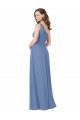 Outlet Pleated One Shoulder Chiffon Bridesmaid Dress UK