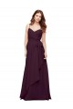 Outlet Wrapped Sweetheart Neckline Long Chiffon Bridesmaid Dress  UK