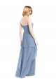 Outlet Strapless Chiffon Bridesmaid Dress with Skirt Overlay UK