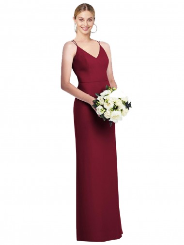 Outlet Full Length Draped Blouson Back Chiffon Maxi Bridesmaid Dress UK