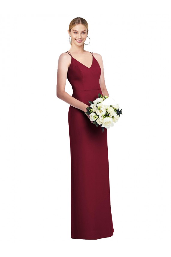 Outlet Full Length Draped Blouson Back Chiffon Maxi Bridesmaid Dress UK