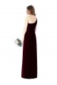 Outlet One Shoulder Chiffon Trumpet Bridesmaid Dress UK