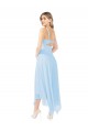 Outlet Chiffon Midi Length Keyhole Back Cocktail Bridesmaid Dress UK
