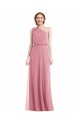 Outlet One Shoulder Bow Blouson Bodice Maxi Bridesmaid Dress UK