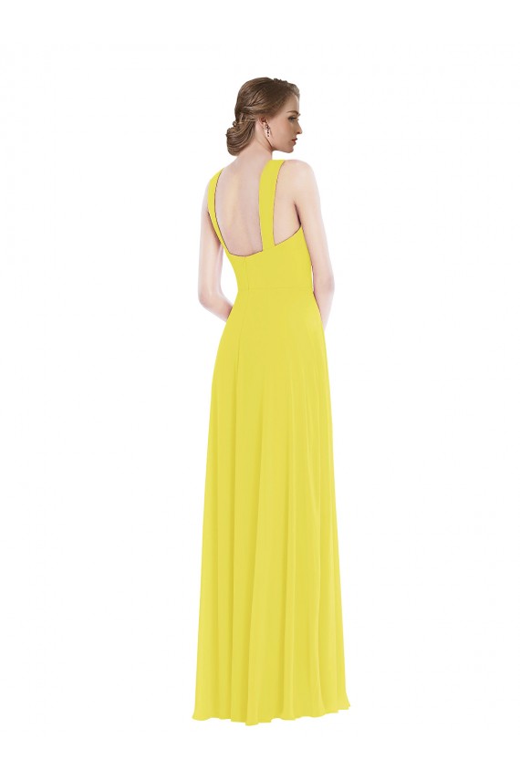 Outlet Wide Strap Sweetheart Maxi Bridesmaid Dress UK