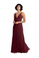 Outlet Notched Neckline Empire Waist Chiffon Slip Bridesmaid Dress UK