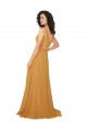 Outlet Boho Chiffon Bridesmaid Dress with Tied Straps UK