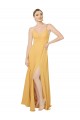 Outlet Ruched Chiffon Bridesmaid Dress with Tie Back Detail UK