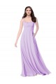 Outlet Chiffon A-Line Chiffon Bridesmaids Dress with Ruched Bodice UK