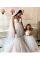 Outlet Ivory Ball Gown Chapel Train Sleeveless Flower Girl Dress UK