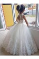 Outlet Ivory Ball Gown Floor Length Flower Girl Dress UK