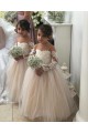 Outlet Ivory Ball Gown Sweetheart Chapel Train Long Sleeve Flower Girl Dress UK
