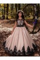 Outlet Ivory Ball Gown Sweetheart Neck Sleeveless Flower Girl Dress UK