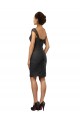 Outlet Knee Length Lace Bridesmaid Dress / Cocktail Dress with Matching Chiffon Tie Sash UK