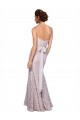 Outlet Floor Length Fitted Sweetheart Lace Bridesmaid Dress / Prom Dress UK