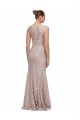 Outlet Sweetheart Neckline Cap Sleeves Lace Bridesmaid Dress / Prom Dress with Twist UK