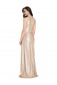 Outlet Floor Length Halter Neck Sparkling Formal Sequin Bridesmaid Dress / Prom Dress with Pleats UK