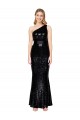 Outlet Draped One Shoulder Long Full Length Formal Sequin Bridesmaid Dress / Prom Dress UK
