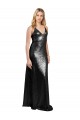 Outlet Full Length A-Line Formal Sequin Bridesmaid Dress / Prom Dress with Spaghetti Straps V-Neckline UK