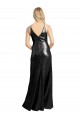 Outlet Full Length A-Line Formal Sequin Bridesmaid Dress / Prom Dress with Spaghetti Straps V-Neckline UK
