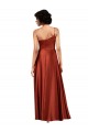 Outlet Sophisticated One Shoulder Formal Silky Satin Bridesmaid Dress / Prom Dress with Full Skirt UK