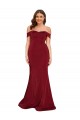 Outlet Off Shoulder Sleeves Sweetheart Neckline Long Formal Spandex Bridesmaid Dress / Prom Dress UK
