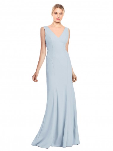 Outlet Sleeveless Seamed Bodice Trumpet Bridesmaid Dress / Prom Dress UK