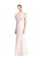 Outlet Ruffle Cap Sleeves Open Back Trumpet Bridesmaid Dress / Prom Dress UK