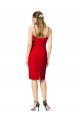Outlet Sleeveless Sheath Sweetheart Neckline Formal Crepe Bridesmaid Dress / Prom Homecoming Dress UK