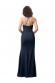 Outlet Sweetheart Fit and Flare Stretch Formal Crepe Bridesmaid Dress / Prom Dress with Side Slit and Strappy Back UK