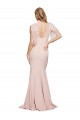 Outlet Double Bow Full Length Sweetheart Formal Crepe Bridesmaid Dress / Prom Dress with Tulle Overlay UK